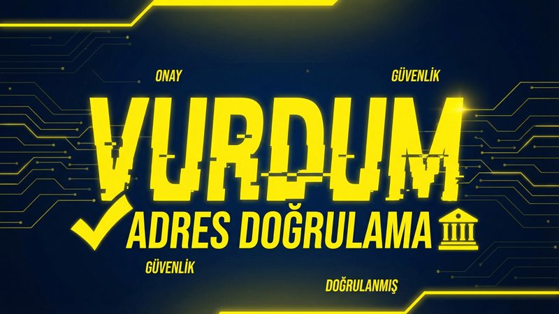 Adres doğrulama güvenlik görseli